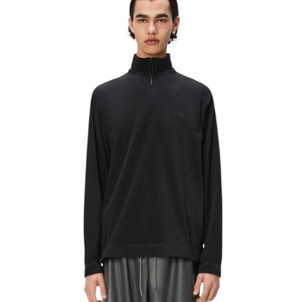Rains Addis Unisex Fleece Half Zip Pullover